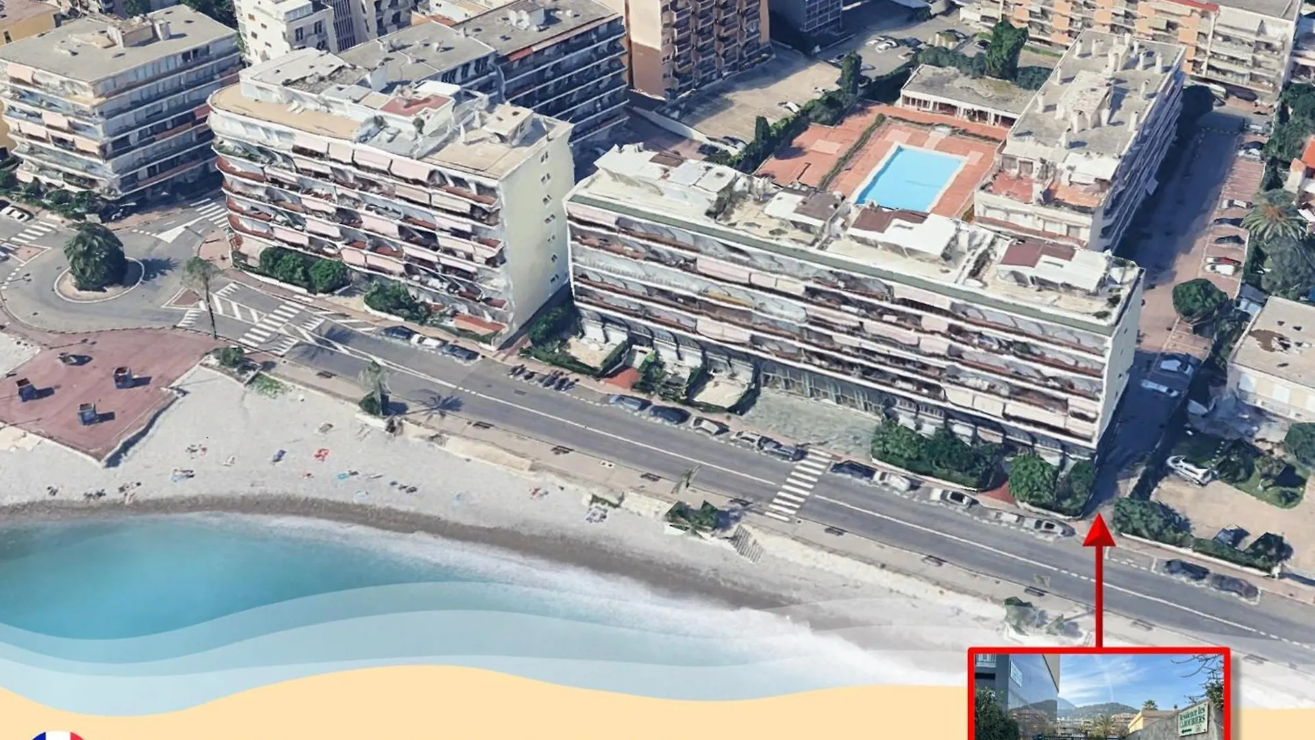 Appartement Vue Mer Avec Piscine Roquebrune-Cap-Martin 0*,  France